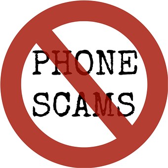 Cross out phone scams